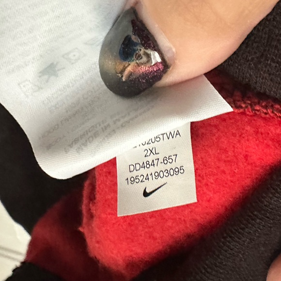 Nike Men's Sportswear Essentials All Over Print Hoodie XXL - Picture 6 of 7